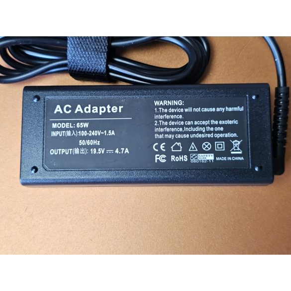 Utángyártott laptop töltő Sony VAIO 90W / 19.5V 4.7A / 6.5mm-4.4mm PIN  