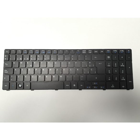 AC01 - klaviatúra spanyol SP, fekete (Aspire 5250, 5536, 5552, 5740, 5810,  E1-521, E1-571)