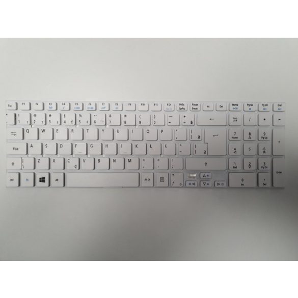 AC06 - klaviatúra portugál PT, fehér (E5-511, E5-521, E5-571, E5-572, ES1-512, ES1-711)