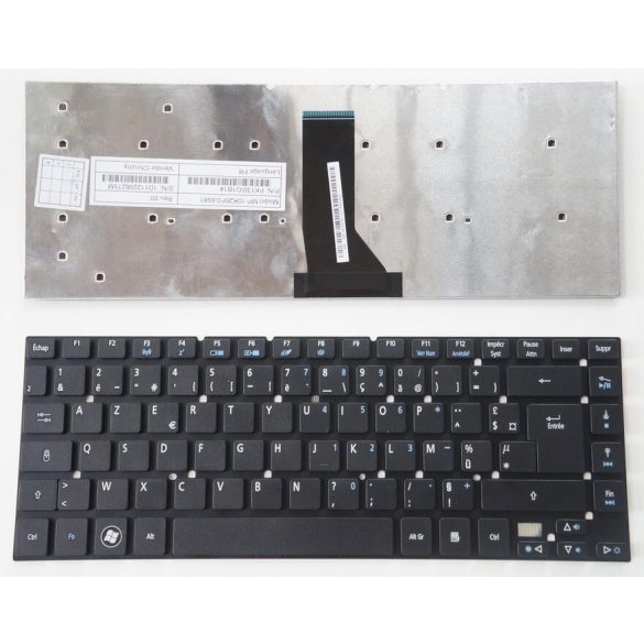 AC15 - klaviatúra francia FR, fekete (Aspire E1-410G, E1-430, ES1-332, ES1-511, ES1-520)