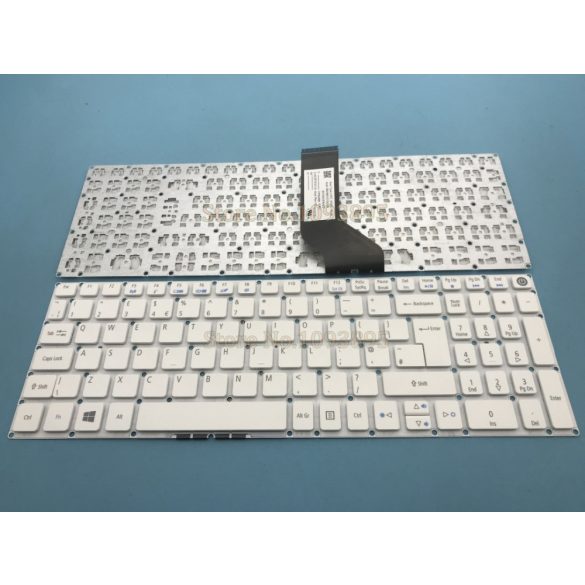 AC17 - klaviatúra angol UK, fehér (Aspire E5-522, E5-532, E5-574, E5-752, E5-772, E5-773) 