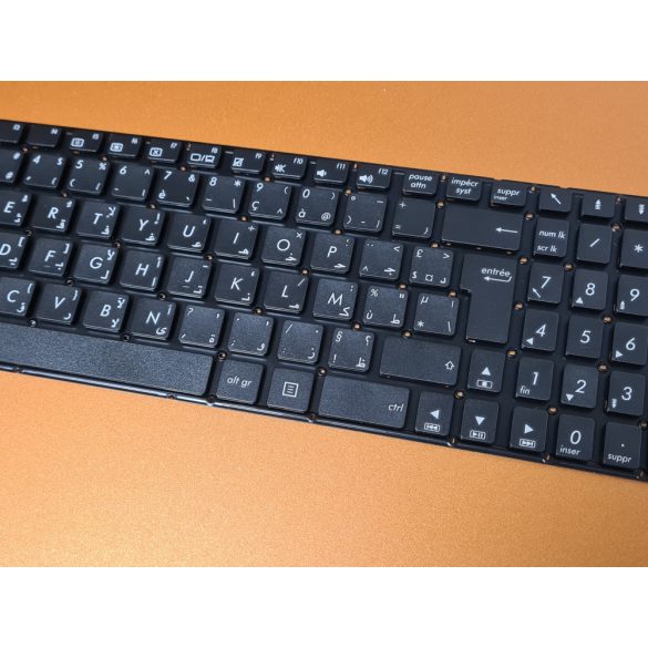 AS09 - klaviatúra francia FR, fekete (A540, F540, X540, X540L, X540S, X544, R540, R540L)