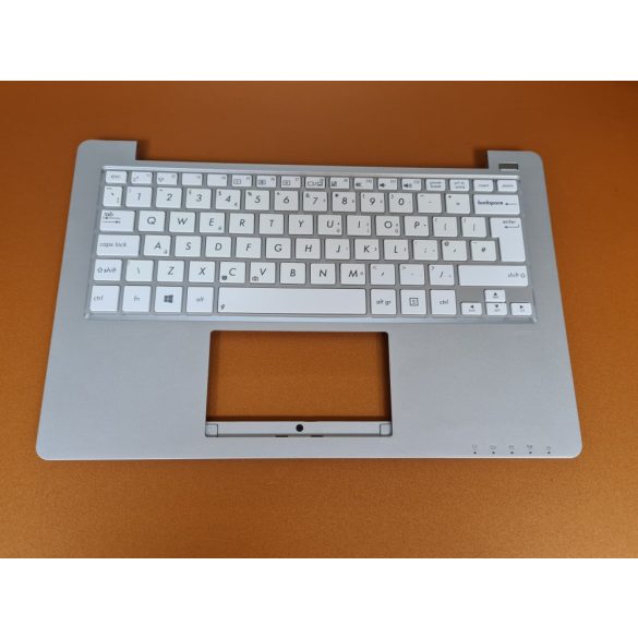 AS12 - klaviatúra angol UK, fehér + ezüst palmrest (VivoBook X201 X201E X202 X202E)
