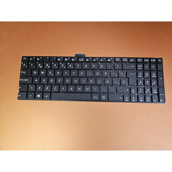 AS14 - klaviatúra spanyol SP, fekete (A555, F553, F555, K553, K555, R506, R556, X551, X554, X555)