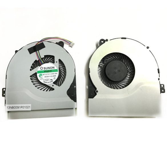 AS15 - CPU hűtő ventilátor ASUS A450, A550, K552, X450, X550