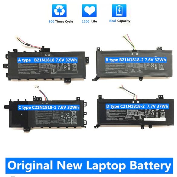 Utángyártott akku ASUS VivoBook A409, F409, X409, X412, Vivobook F509, M509 X509, A512, F512, K512, S51