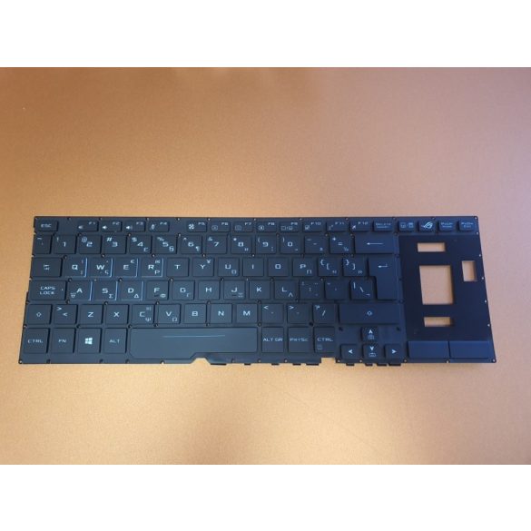 AS22 - klaviatúra angol UK, fekete, világító Asus ROG Zephyrus GX501, GX501VS, GX501VSK 