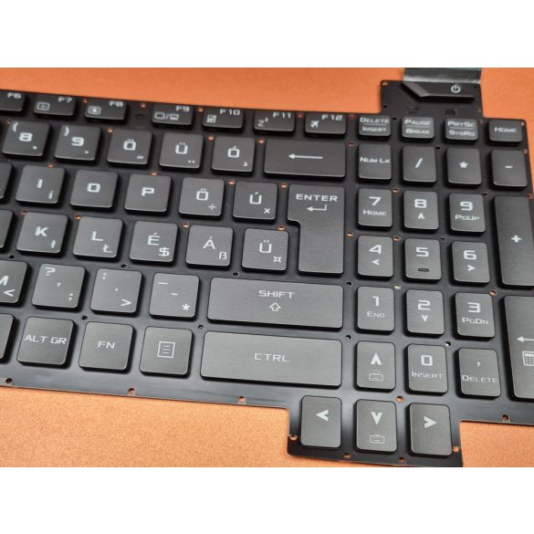 AS24 - klaviatúra magyar HU, világító fekete (Asus ROG GL703GS, GL703GM, GL703GE)