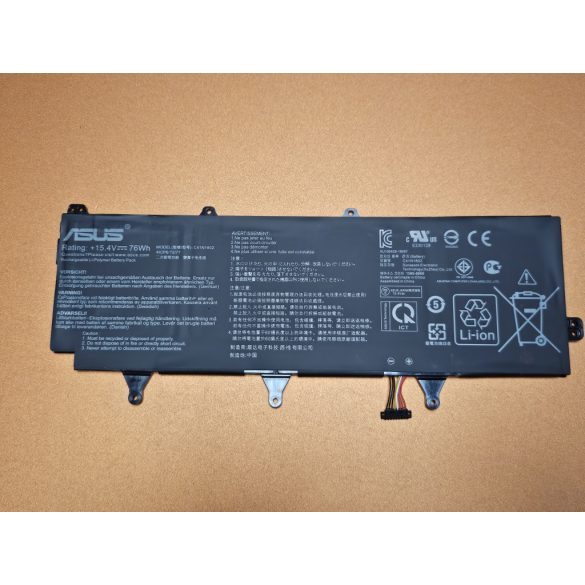 OEM gyári akku  ASUS ROG Zephyrus GX701 GX701GW GX701GX GX701G GX701GWR GX735GW / 76Wh 11.55V 50WH