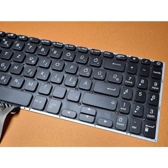 AS28 - klaviatúra magyar HU, fekete (S530F, S530U, X530F, X530U, Y5100 )