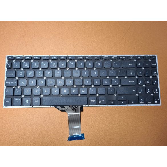 AS28 - klaviatúra spanyol SP, fekete (S530F, S530U, X530F, X530U, Y5100 )