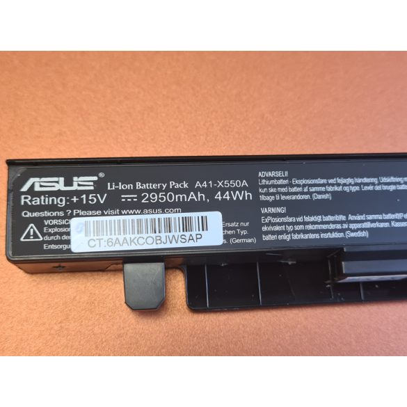 OEM gyári akku ASUS  X550 X550C X550B X550V X450C X450LA X452 X452E 2950mAh / 14,4V 