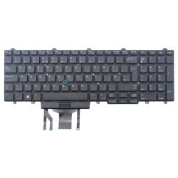   DE04 - klaviatúra angol UK, fekete (Latitude E5550, E5570, 5580, 5590)