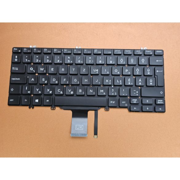 DE08 - klaviatúra magyar HU, fekete Latitude 5300, 5300 2in1, Latitude 5310, 5310 2in1, Latitude7300