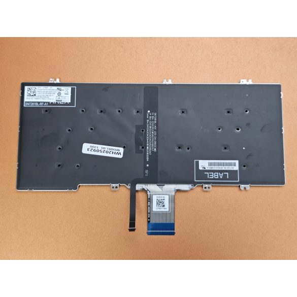 DE08 - klaviatúra magyar HU, fekete Latitude 5300, 5300 2in1, Latitude 5310, 5310 2in1, Latitude7300