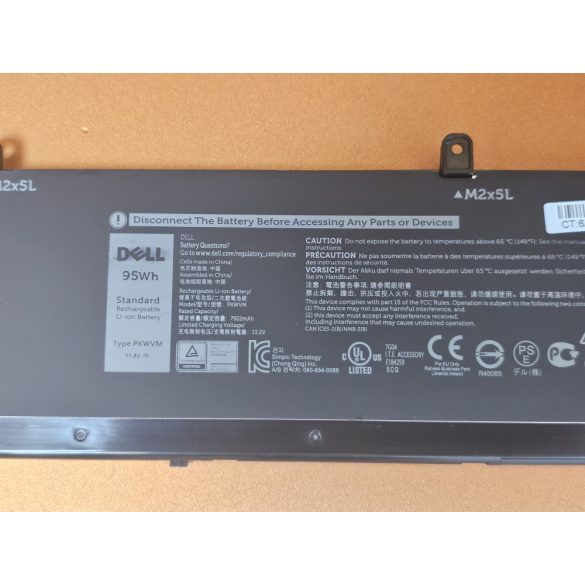 OEM battery for Dell Latitude E7370 / 7,4V 43Wh (P63NY)