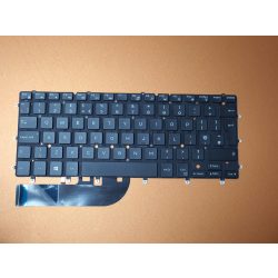   DE10 - klaviatúra angol UK, fekete világító ( Inspiron 13 7347, 7348, 7359)