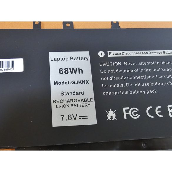 Utángyártott akku Dell Latitude 5480 5490, 5580, 5590, Precision 5520, 5530