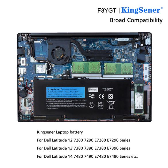 Utángyártott akku Dell Latitude 5480 5490, 5580, 5590, Precision 5520, 5530