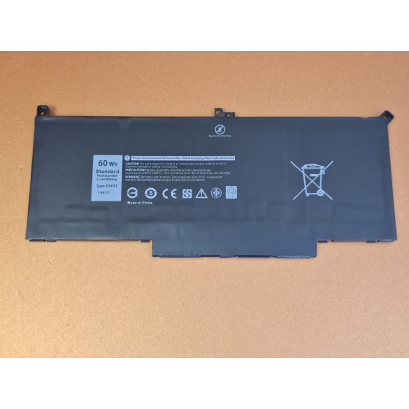 Utángyártott gyári akku Dell Latitude 7280 7290 7380 7390 7480 7490 F3YGT