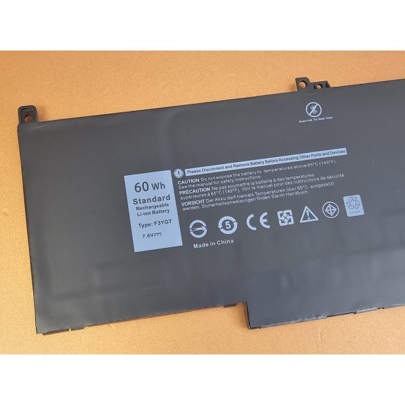 Utángyártott gyári akku Dell Latitude 7280 7290 7380 7390 7480 7490 F3YGT
