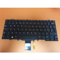  DE13 - klaviatúra angol UK, fekete világító (Latitude 5280, 5290, 7280, 7290, 7380, 7390 )