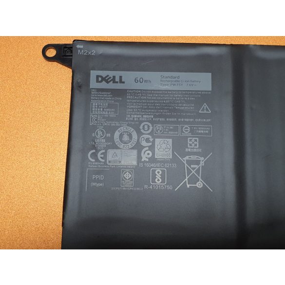 OEM gyári akku Dell XPS 13 9360 (PW23Y) 