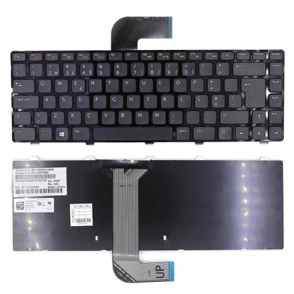 DE16 - klaviatúra angol UK, fekete (Inspiron N4110, N5040, M5050, Vostro 3560, XPS L520x)