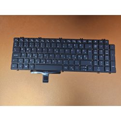   DE17- klaviatúra magyar HU, fekete világító Inspiron 3510 3520 5510 Latitude 3520 Vostro 3510 3520 5510 5515 7510