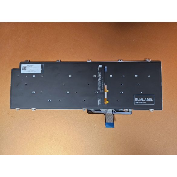 DE17- klaviatúra magyar HU, fekete világító Inspiron 3510 3520 5510 Latitude 3520 Vostro 3510 3520 5510 5515 7510