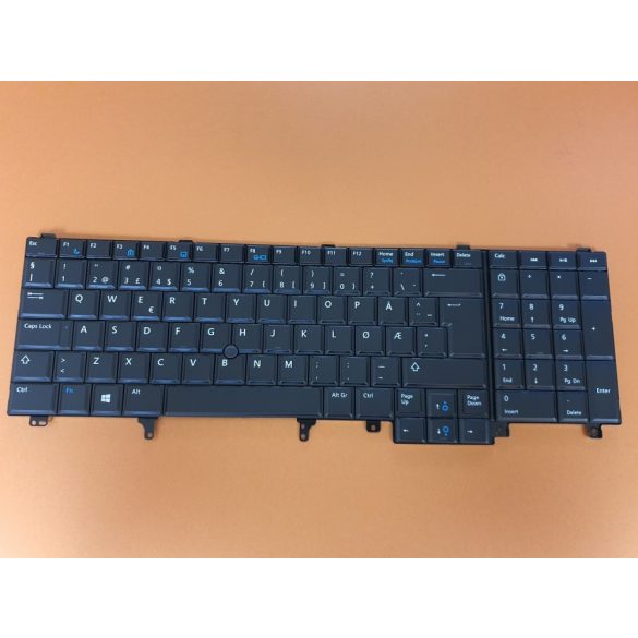 DE20 - klaviatúra skandináv SKN, fekete (Latitude E5520, E5530, E6520, E6530, E6540, M4600 M4700)