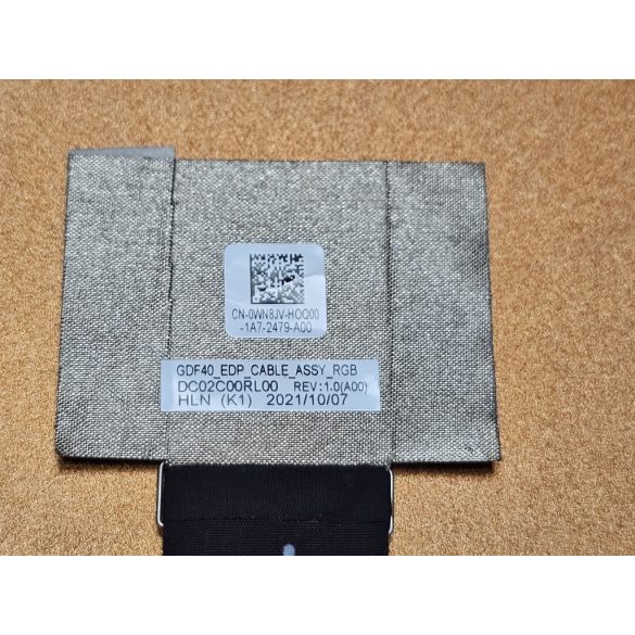 DE20 - Dell Latitude 5420 5421, 5430 5431,  Precision 3470 30 pin eDp kijelző kábel (0WN8JV)