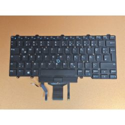   DE29 - klaviatúra német Ge, fekete vil. Latitude E5450, E5470, E5480, E7450, E7470, 7480