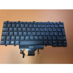   DE29 - klaviatúra angol UK fekete, világító (Latitude E5450, E5470, E5480, E7450, E7470, 7480)