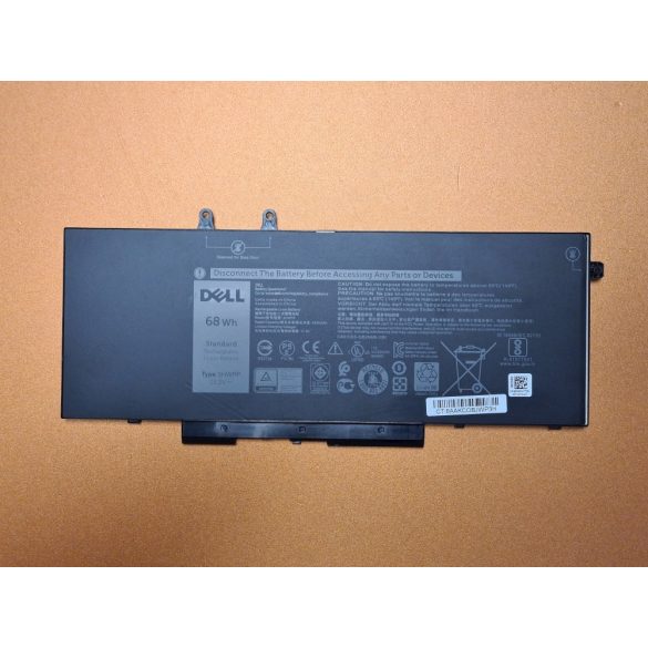 OEM gyári akku Dell Latitude 5401, 5411, 5501, 5511 Precision 3550, Inspiron 7500 2-in-1 Black, 7506 2-in-1 Black, 7706 2-in-1 / 15,2V 4250mAh (68WH)