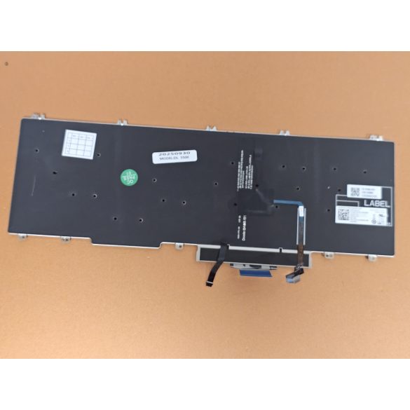 DE41 - klaviatúra magyar HU, fekete világító Latitude 5500, 5501, 5510, 5511, Precision 3540, 3541, 3550, 3551