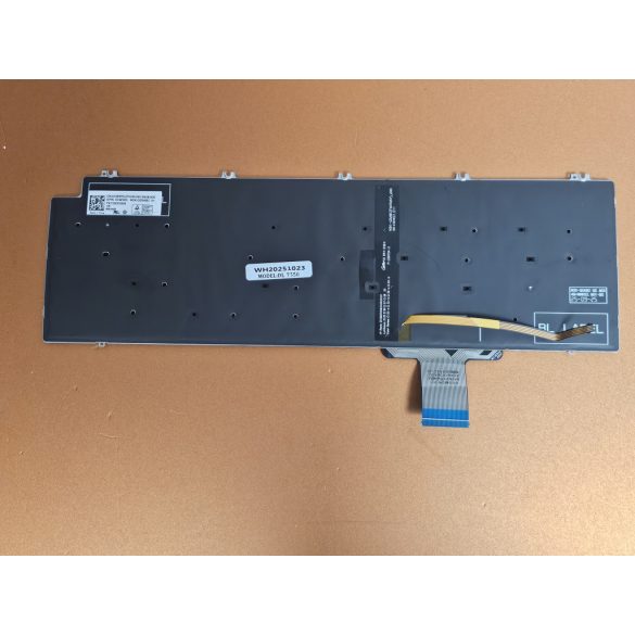 DE42 - klaviatúra magyar HU, fekete világító Precision 7550, 7560