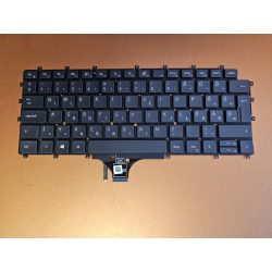  DE43 - klaviatúra magyar HU, fekete világító Dell Latitude 9510, 9520