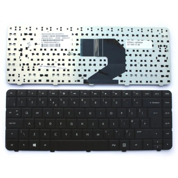 HP01 - klaviatúra angol UK, fekete (CQ43, CQ57, CQ58, HP 250, 255, 630, 635, 650, 655)
