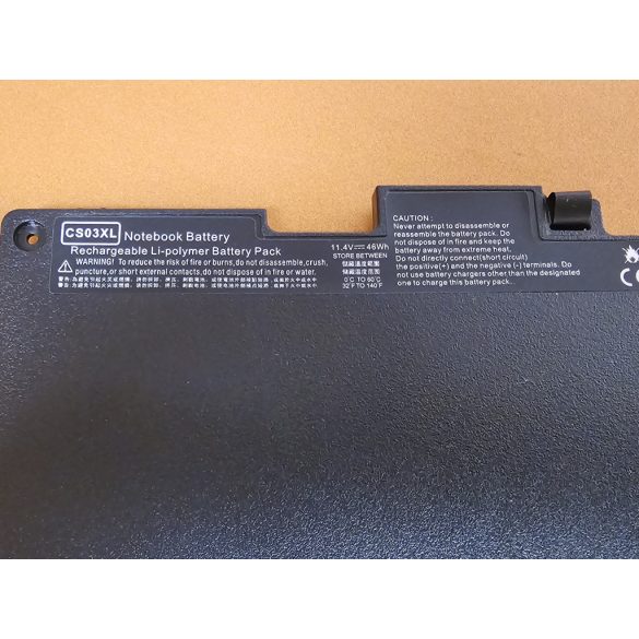 Utángyártott akku HP EliteBook 745 G3, 755 G3, 840 G3, 848 G3, 850 G3 / 11,4V 4000mAh