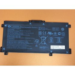   OEM gyári akku HP Envy x360 15-BP, 15-CN, 17-AE / 11,5V 4830mAh (LK03XL)