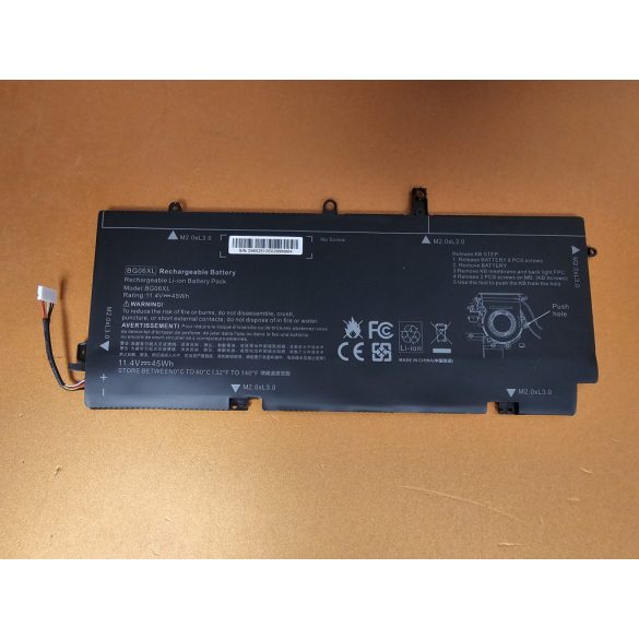 Utángyártott akku akku HP EliteBook Folio 1040 G3 BG06XL / 45Wh 11,4V