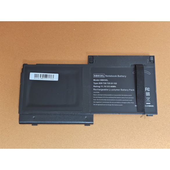 Utángyártott akku akku HP EliteBook 820 G1, 820 G2, 720 G1, 720 G2, 725 G1, 725  G2 / 11.25V 46WH (SB03