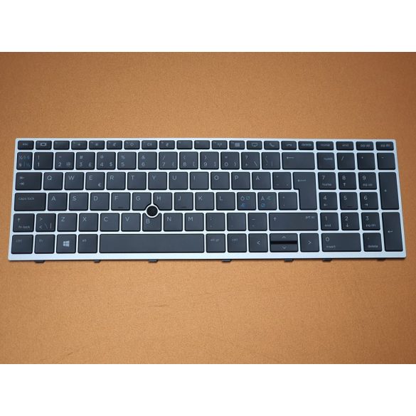 HP46- klaviatúra skandináv SKN, fekete ( EliteBook 755 G5, 850 G5, 855 G5)