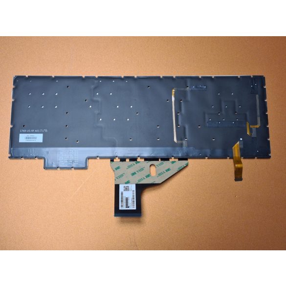 HP50 - klaviatúra angol US, fekete világító (HP Omen 15-CE széria)