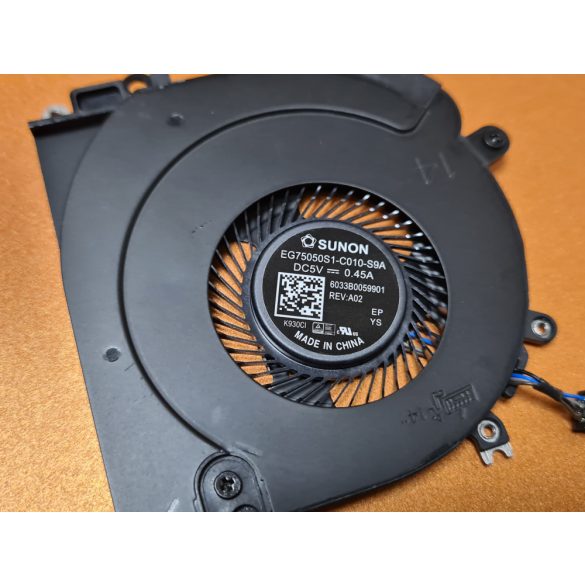HP57 - CPU hűtő ventilátor HP Elitebook 745 G5, 840 G5, Zbook 14U G5 (L22306-001)