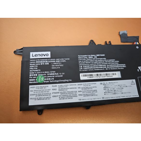 OEM gyári akku Lenovo ThinkPad T14S T490S T495S Series (L18M3PD1)