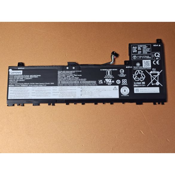 OEM gyári akku L20M3PF1 - IdeaPad 5 PRO 14ACN6, d 5 PRO 14ARH7, 5 PRO 14IAP7, 5 PRO 14ITL6 / 56,5Wh