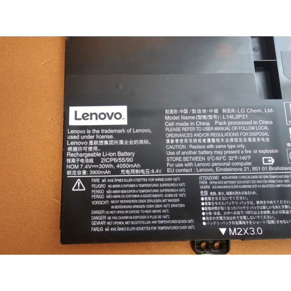 OEM gyári akku Lenovo Flex 5-1470,  Ideapad 320S-14IKB , 320s-15IKB, Yoga 520s-14IKB / 30Wh