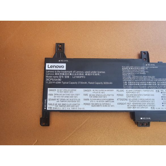 OEM gyári akku Lenovo Ideapad 1-14IGL7, 14IJL7, 14IAU7, 14ADA7, Idepad 1-15IGL7, 15-IAU7, 15-ADA7